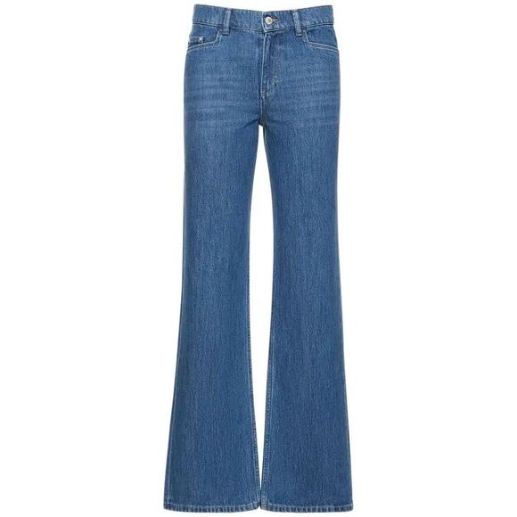 WANDLER Low-Rise Straight Denim Jeans Blue Size 26 - Picture 1 of 9